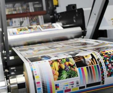 Graphic and text processing of all advertising materials
